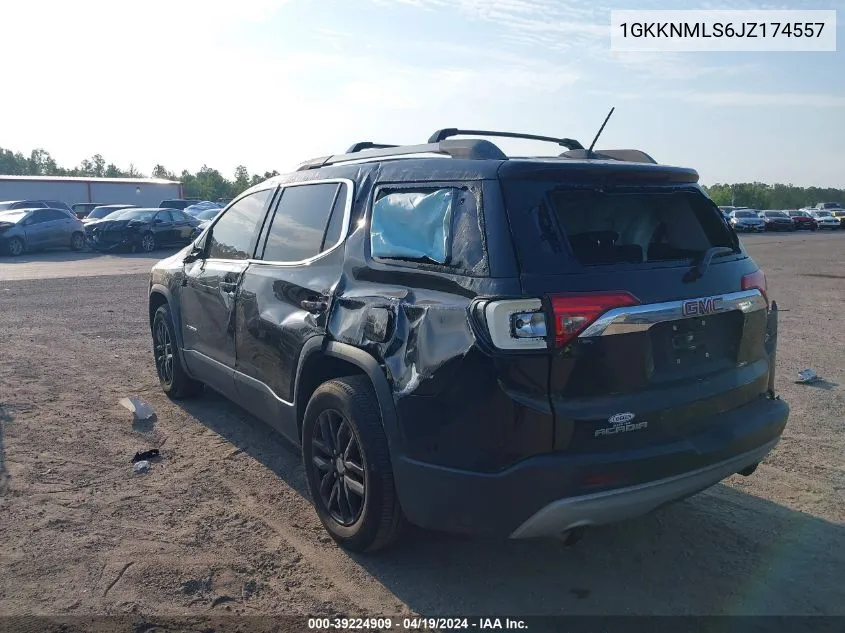 2018 GMC Acadia Slt-1 VIN: 1GKKNMLS6JZ174557 Lot: 39224909