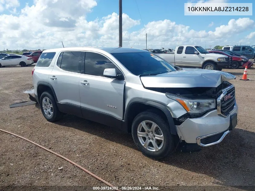 1GKKNKLA8JZ214228 2018 GMC Acadia Sle-1