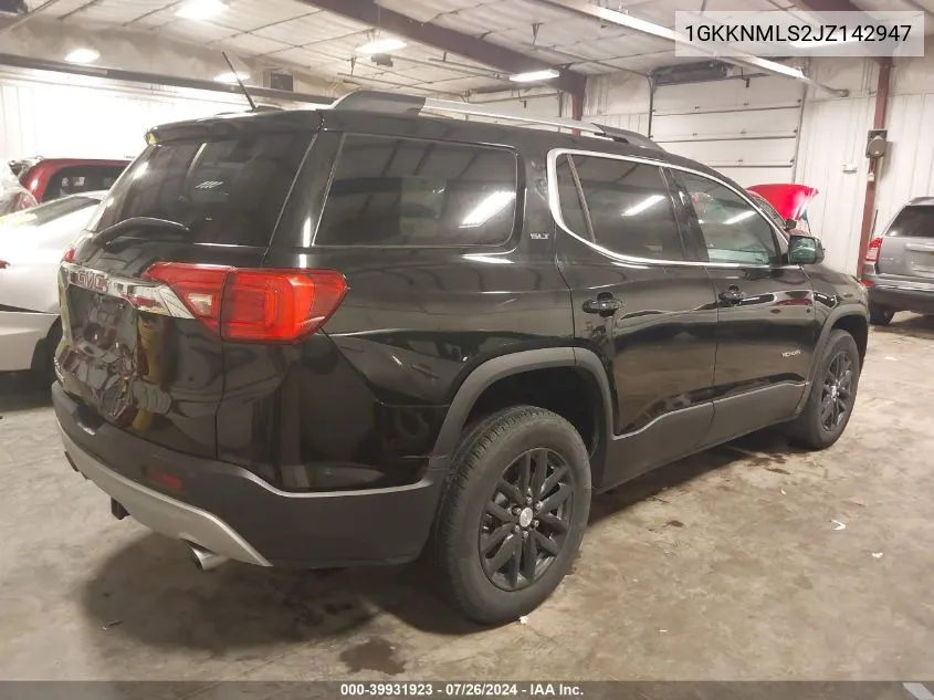 1GKKNMLS2JZ142947 2018 GMC Acadia Slt-1