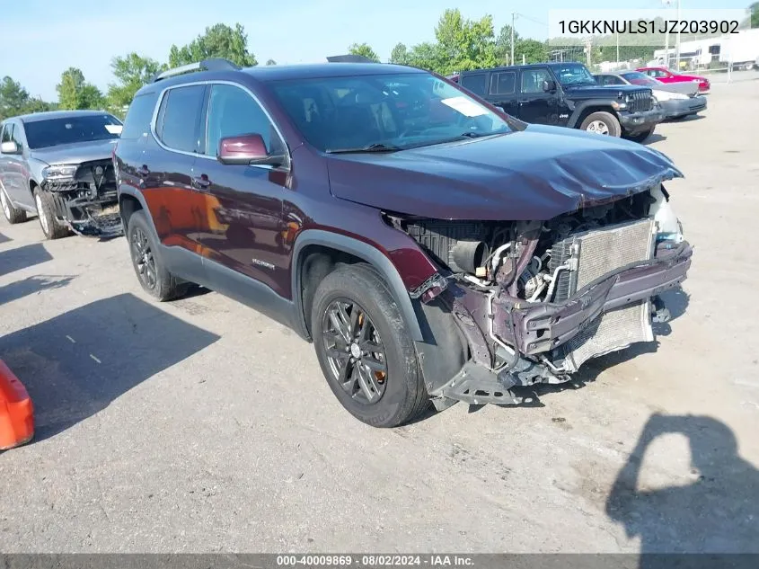 1GKKNULS1JZ203902 2018 GMC Acadia Slt-1