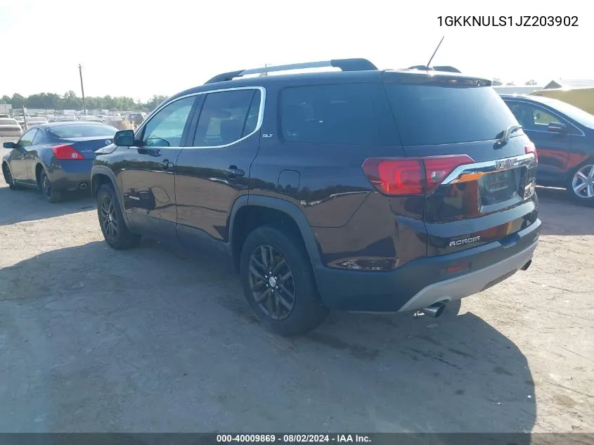 1GKKNULS1JZ203902 2018 GMC Acadia Slt-1