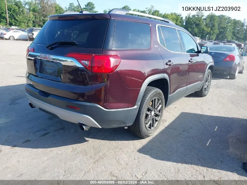 1GKKNULS1JZ203902 2018 GMC Acadia Slt-1