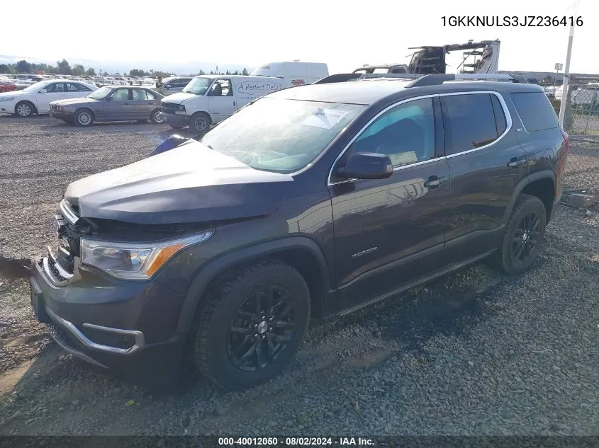 1GKKNULS3JZ236416 2018 GMC Acadia Slt-1