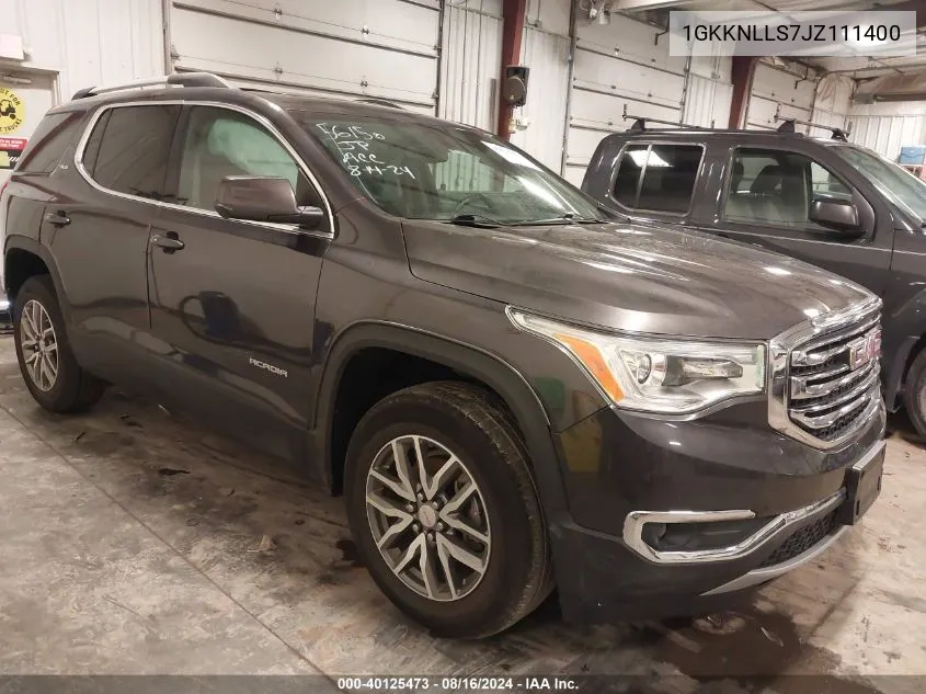 1GKKNLLS7JZ111400 2018 GMC Acadia Sle-2