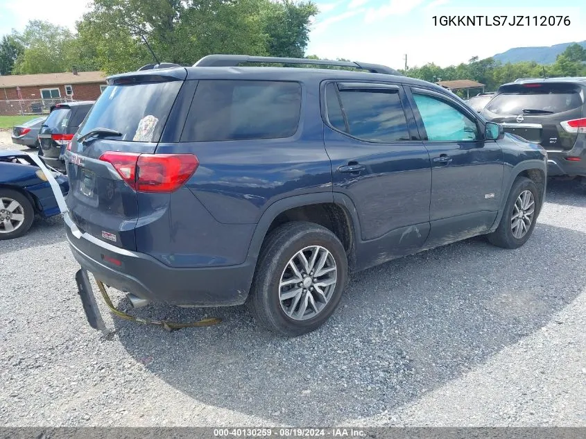 1GKKNTLS7JZ112076 2018 GMC Acadia Sle-2