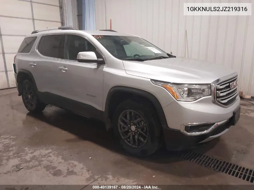 1GKKNULS2JZ219316 2018 GMC Acadia Slt-1