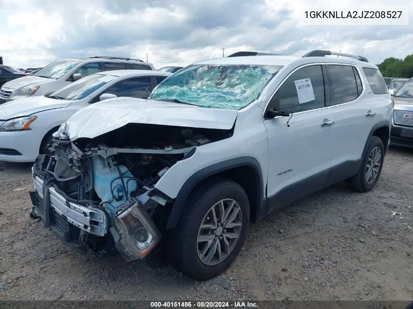 1GKKNLLA2JZ208527 2018 GMC Acadia Sle-2