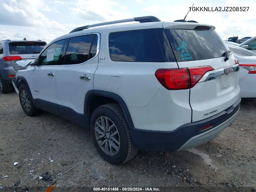 1GKKNLLA2JZ208527 2018 GMC Acadia Sle-2