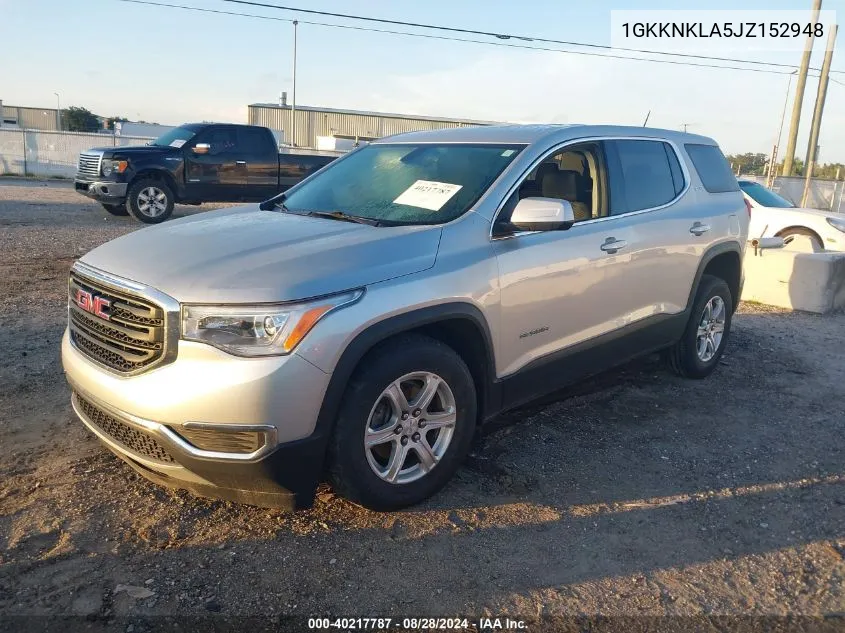 1GKKNKLA5JZ152948 2018 GMC Acadia Sle-1