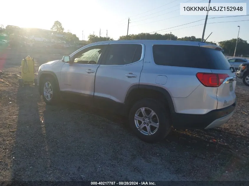 1GKKNKLA5JZ152948 2018 GMC Acadia Sle-1