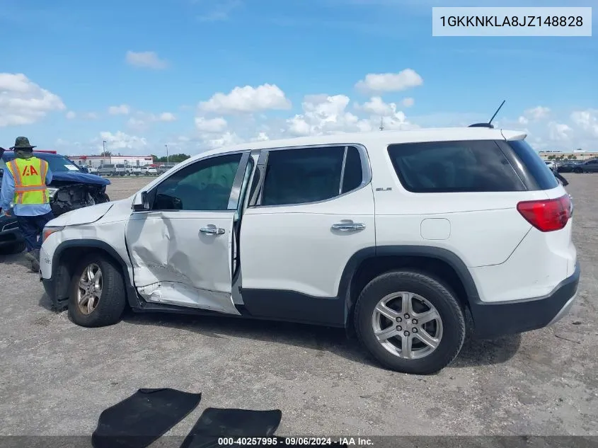 1GKKNKLA8JZ148828 2018 GMC Acadia Sle-1