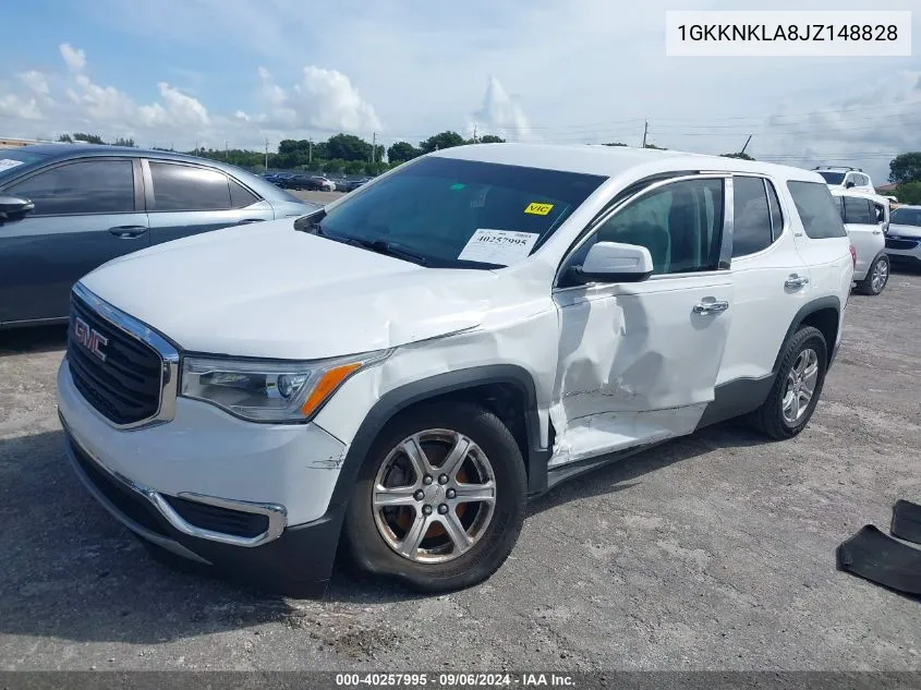 1GKKNKLA8JZ148828 2018 GMC Acadia Sle-1