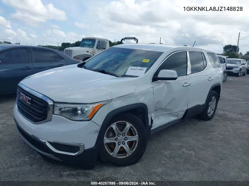 1GKKNKLA8JZ148828 2018 GMC Acadia Sle-1