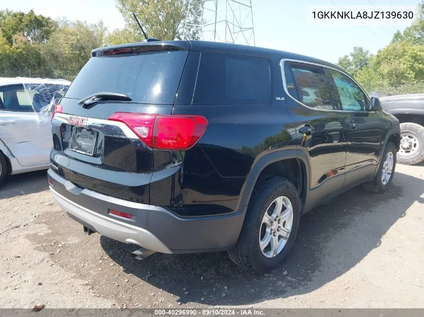 1GKKNKLA8JZ139630 2018 GMC Acadia Sle-1