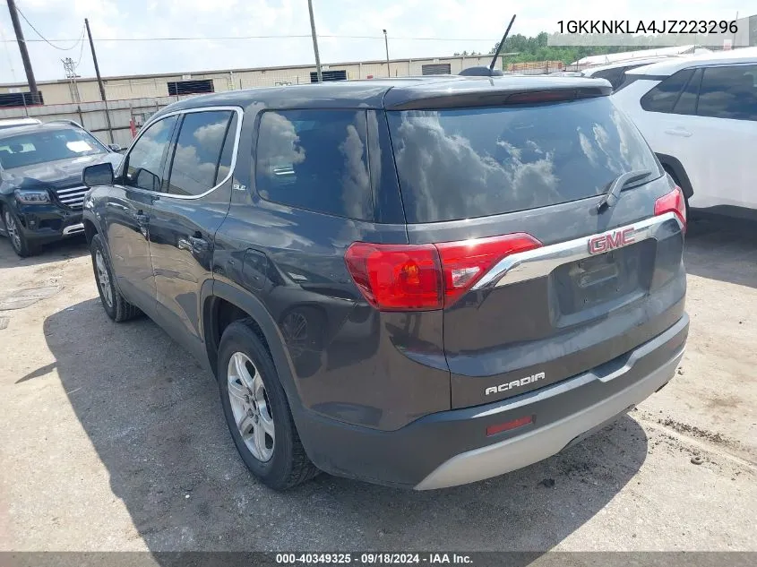 1GKKNKLA4JZ223296 2018 GMC Acadia Sle-1