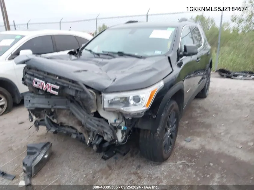 1GKKNMLS5JZ184674 2018 GMC Acadia Slt-1