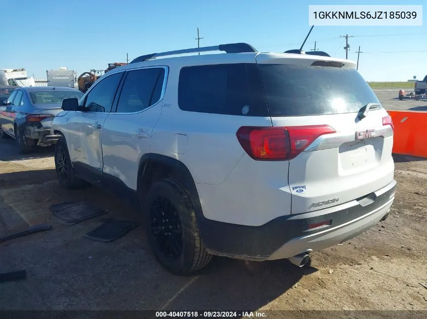 1GKKNMLS6JZ185039 2018 GMC Acadia Slt-1