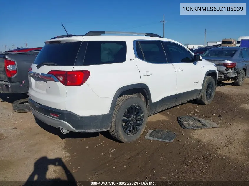 1GKKNMLS6JZ185039 2018 GMC Acadia Slt-1