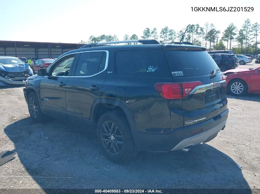 1GKKNMLS6JZ201529 2018 GMC Acadia Slt-1