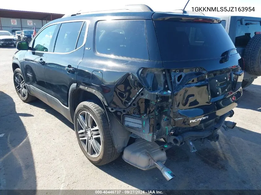 1GKKNMLS5JZ163954 2018 GMC Acadia Slt-1