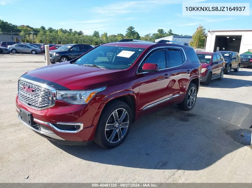 1GKKNXLS8JZ164937 2018 GMC Acadia Denali