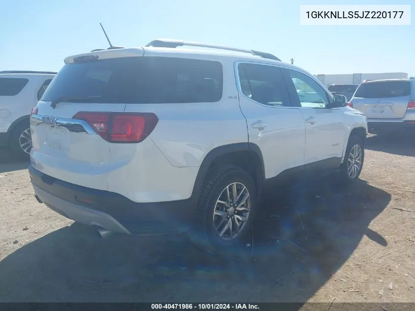 1GKKNLLS5JZ220177 2018 GMC Acadia Sle