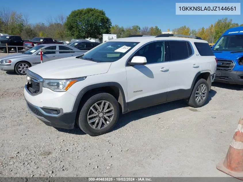 1GKKNSLA0JZ144661 2018 GMC Acadia Sle-2