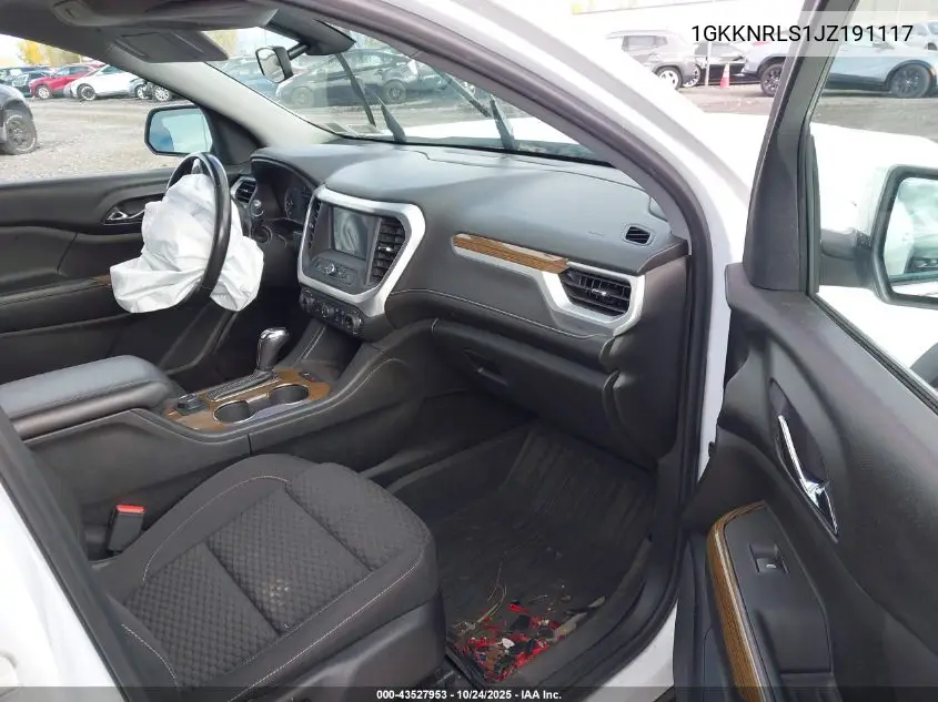 1GKKNRLS1JZ191117 2018 GMC Acadia Sle-1