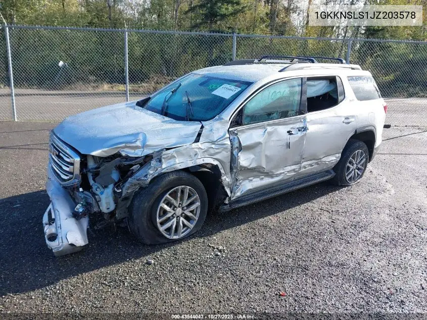 1GKKNSLS1JZ203578 2018 GMC Acadia Sle-2
