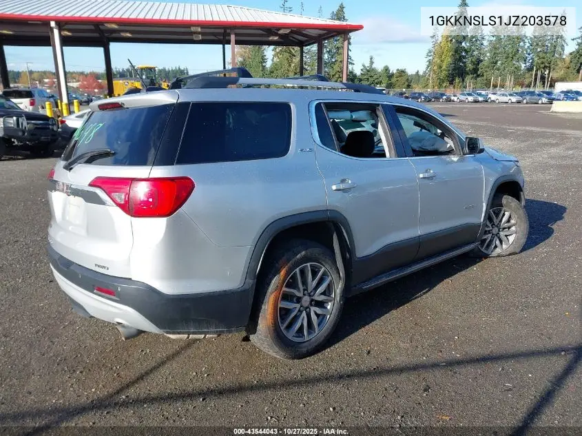1GKKNSLS1JZ203578 2018 GMC Acadia Sle-2