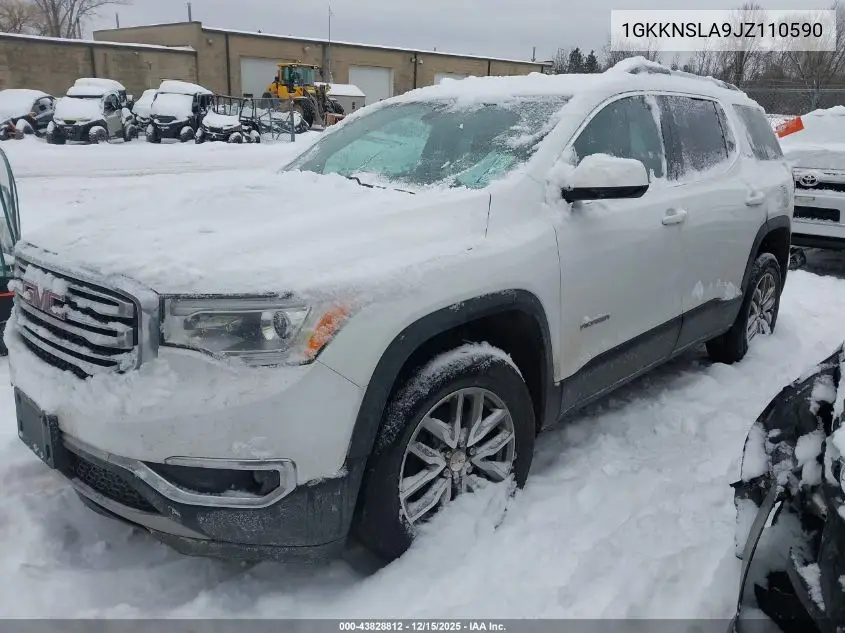 1GKKNSLA9JZ110590 2018 GMC Acadia Sle-2