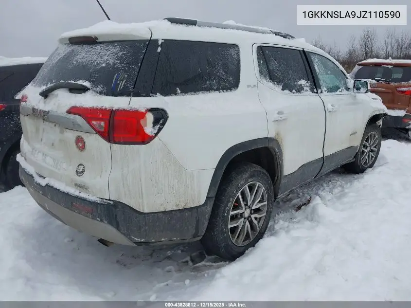 1GKKNSLA9JZ110590 2018 GMC Acadia Sle-2