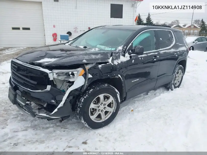 1GKKNKLA1JZ114908 2018 GMC Acadia Sle-1