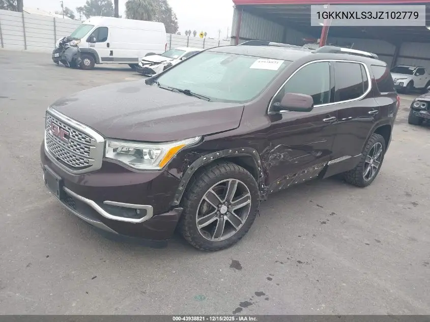 1GKKNXLS3JZ102779 2018 GMC Acadia Denali