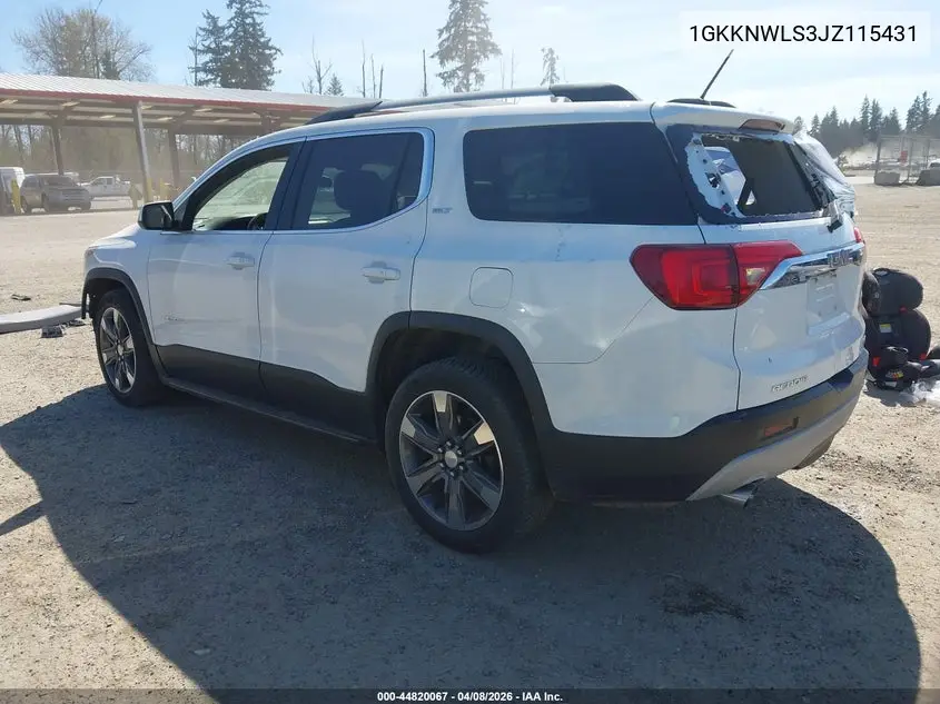 1GKKNWLS3JZ115431 2018 GMC Acadia Slt-2