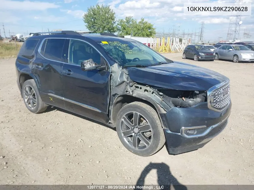 1GKKNXLS9KZ290628 2019 GMC Acadia Denali