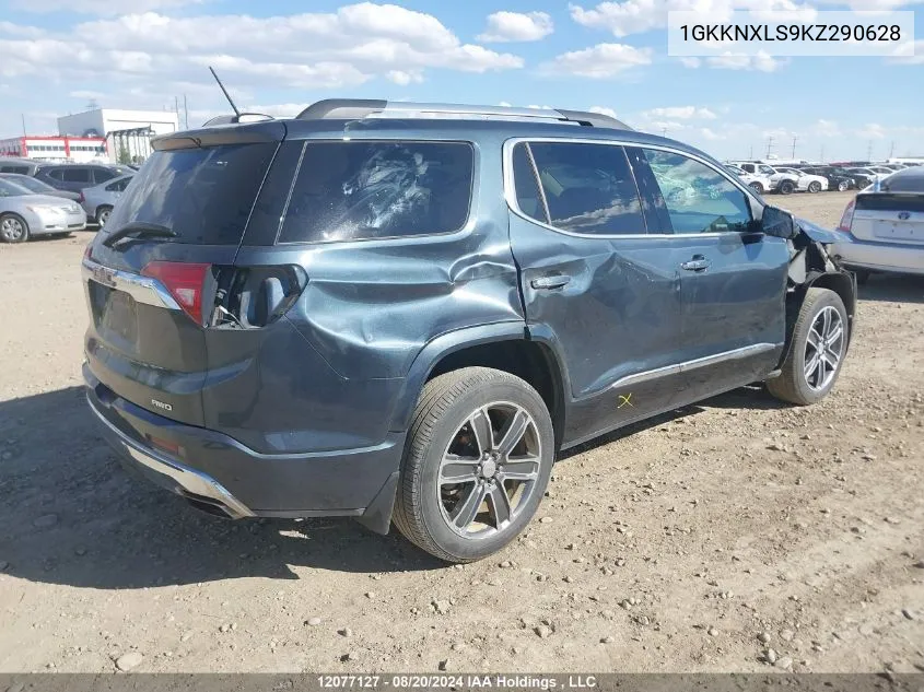 1GKKNXLS9KZ290628 2019 GMC Acadia Denali