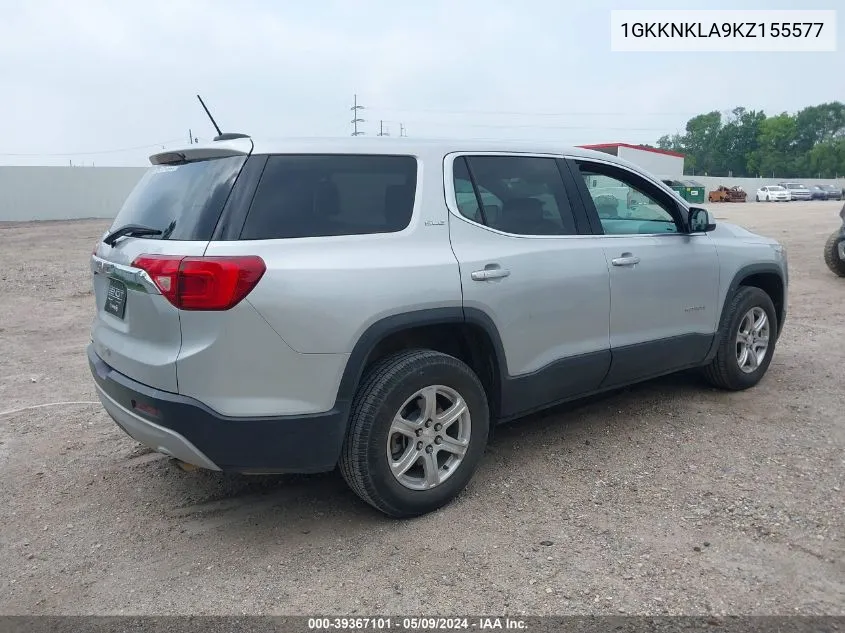 1GKKNKLA9KZ155577 2019 GMC Acadia Sle-1