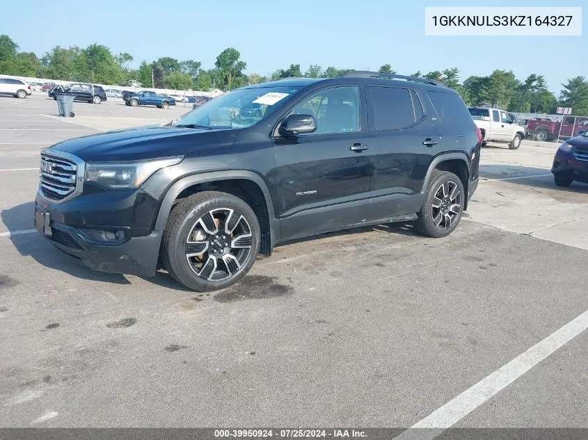 1GKKNULS3KZ164327 2019 GMC Acadia Slt-1