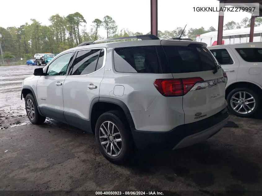 1GKKNLLA7KZ279997 2019 GMC Acadia Sle-2