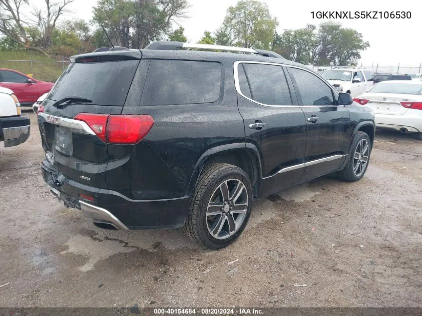 1GKKNXLS5KZ106530 2019 GMC Acadia Denali