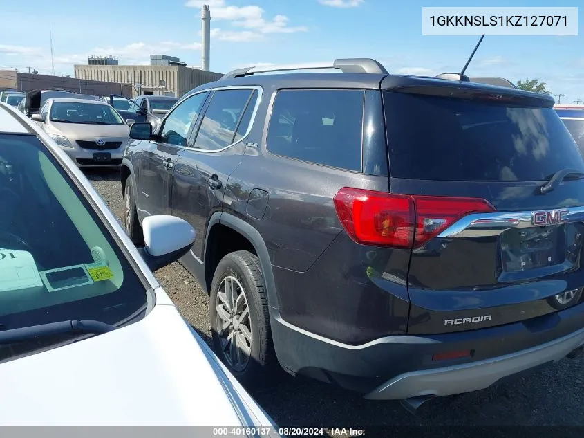 1GKKNSLS1KZ127071 2019 GMC Acadia Sle-2