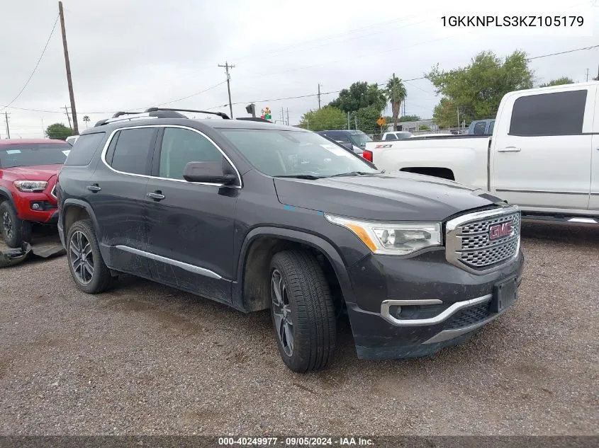 1GKKNPLS3KZ105179 2019 GMC Acadia Denali