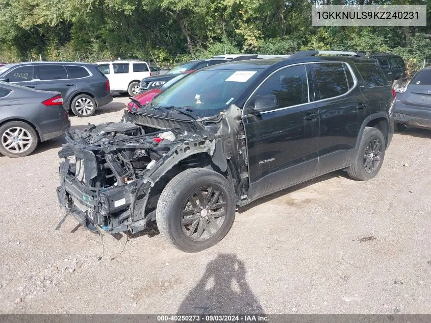 1GKKNULS9KZ240231 2019 GMC Acadia Slt-1