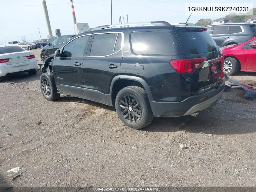 1GKKNULS9KZ240231 2019 GMC Acadia Slt-1