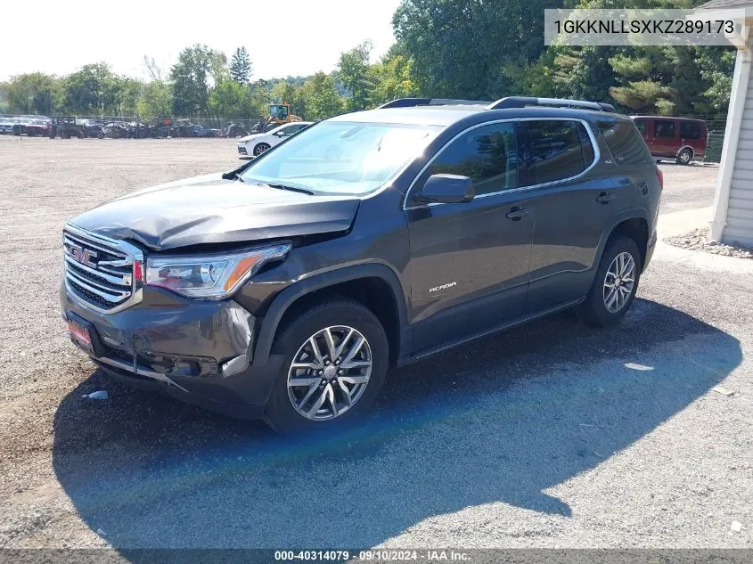 1GKKNLLSXKZ289173 2019 GMC Acadia Sle-2