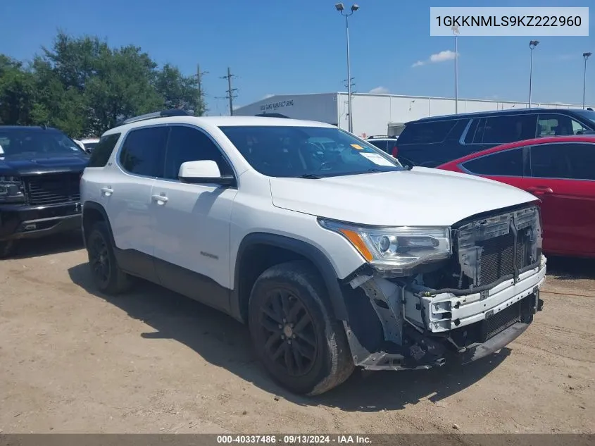 1GKKNMLS9KZ222960 2019 GMC Acadia Slt-1