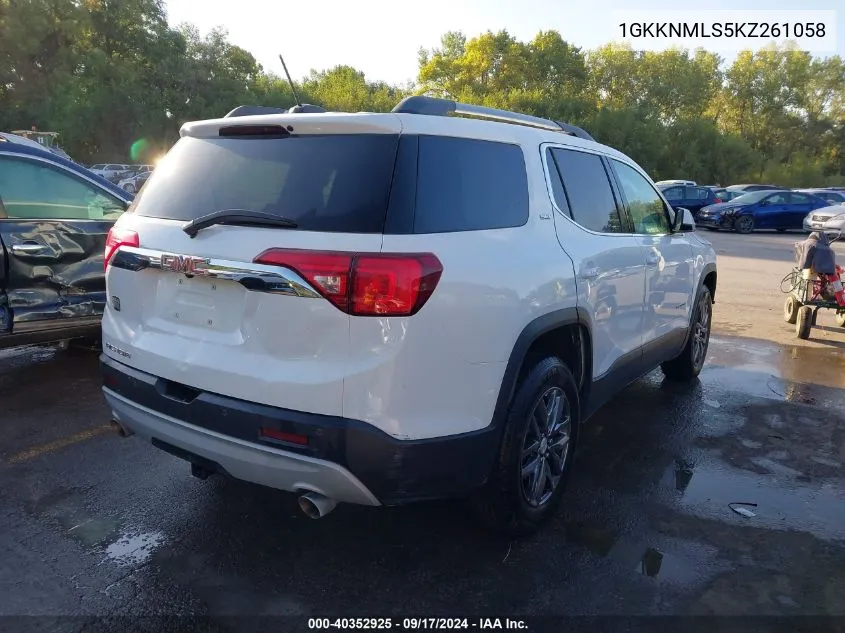 1GKKNMLS5KZ261058 2019 GMC Acadia Slt-1