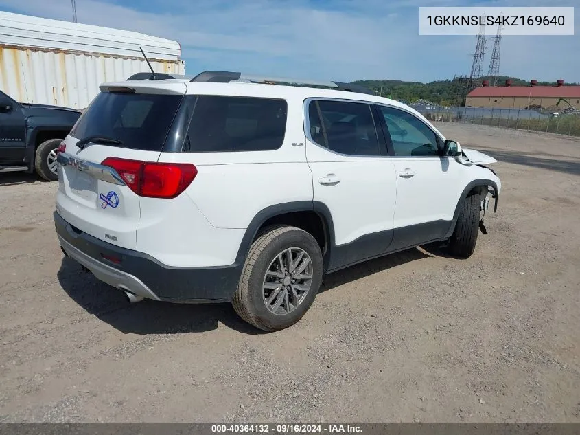 1GKKNSLS4KZ169640 2019 GMC Acadia Sle-2