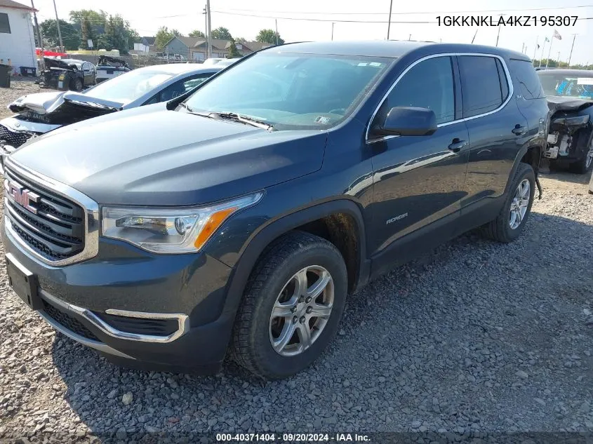 1GKKNKLA4KZ195307 2019 GMC Acadia Sle-1